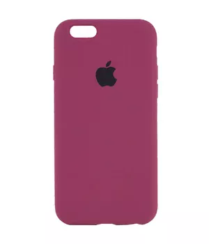 Чохол Silicone Case Full Protective (AA) для Apple iPhone 6 / 6s (4.7 ") Червоний / Rose Red