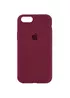 Чехол Silicone Case Full Protective (AA) для Apple iPhone 6/6s (4.7") Бордовый / Plum
