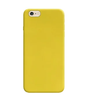 Силіконовий чохол Candy для Apple iPhone 6 / 6s (4.7 ") Жовтий