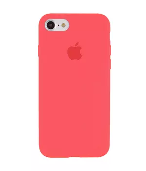 Чохол Silicone Case Full Protective (AA) для Apple iPhone 6 / 6s (4.7 ") Кавуновий / Watermelon red