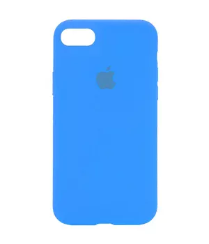 Чехол Silicone Case Full Protective (AA) для Apple iPhone 6/6s (4.7") Голубой / Blue