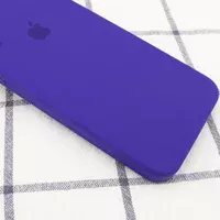 Чохол Silicone Case Square Full Camera Protective (AA) для Apple iPhone 6 / 6s (4.7 ") Фіолетовий / Ultra Violet