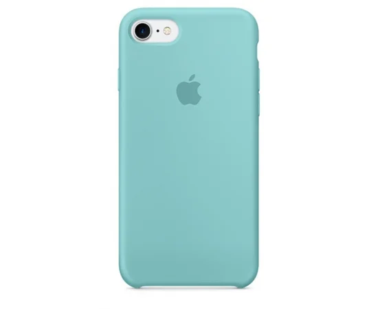 Чехол Silicone case (AAA) для Apple iPhone 6/6s (4.7") Голубой / Blue