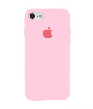 Чехол Silicone Case Full Protective (AA) для Apple iPhone 6/6s (4.7") Розовый / Light pink