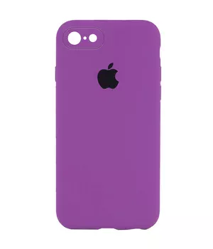Чохол Silicone Case Square Full Camera Protective (AA) Apple iPhone 6/6s (4.7") Фіолетовий / Grape