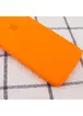 Чехол Silicone Case Square Full Camera Protective (AA) для Apple iPhone 6/6s (4.7") Оранжевый / Bright Orange