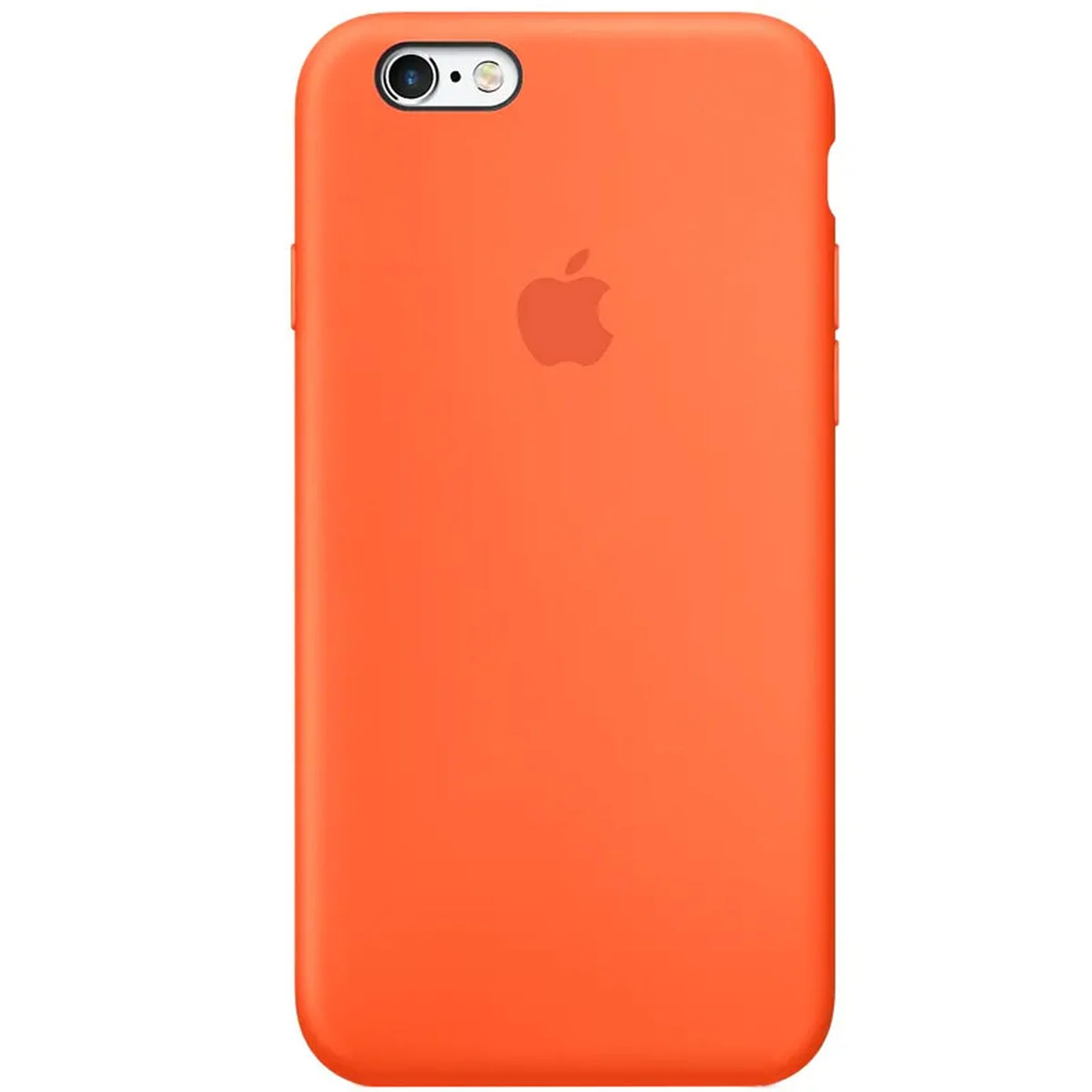 Чехол Silicone Case Full Protective (AA) для Apple iPhone 6/6s (4.7") Оранжевый / Electric Orange