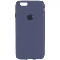 Чехол Silicone Case Full Protective (AA) для Apple iPhone 6/6s (4.7") Темный Синий / Midnight Blue