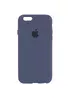 Чохол Silicone Case Full Protective (AA) для Apple iPhone 6 / 6s (4.7 ") Темний Синій / Midnight Blue