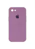Чехол Silicone Case Square Full Camera Protective (AA) для Apple iPhone 6/6s (4.7") Лиловый / Lilac Pride