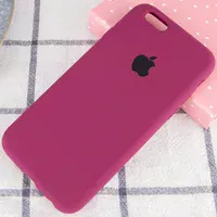 Чохол Silicone Case Full Protective (AA) для Apple iPhone 6 / 6s (4.7 ") Бордовий / Maroon
