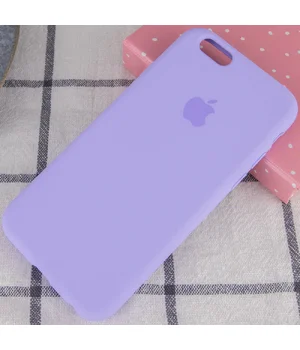 Чохол Silicone Case Full Protective (AA) для Apple iPhone 6 / 6s (4.7 ") Бузковий / Dasheen