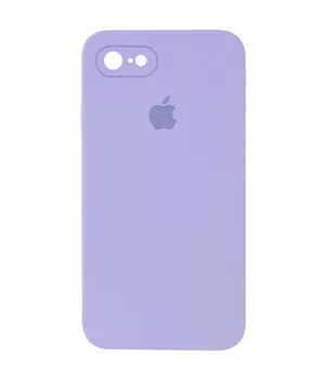 Чохол Silicone Case Square Full Camera Protective (AA) для Apple iPhone 6 / 6s (4.7 ") Бузковий / Dasheen
