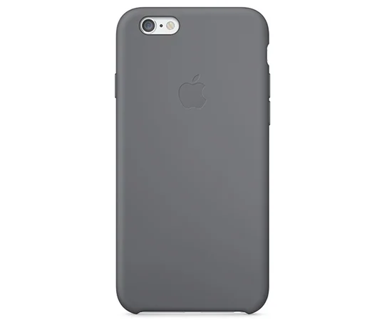 Чехол Silicone case (AAA) для Apple iPhone 6/6s (4.7") Серый / Dark Gray