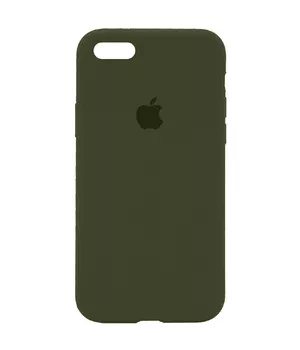 Чехол Silicone Case Full Protective (AA) для Apple iPhone 6/6s (4.7") Зеленый / Dark Olive
