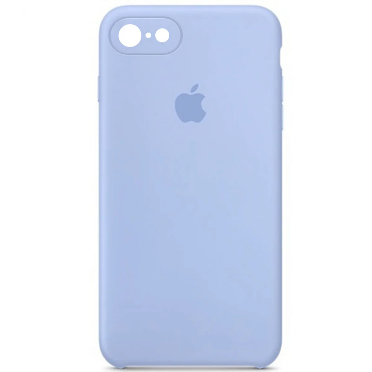Чохол Silicone Case Square Full Camera Protective (AA) для Apple iPhone 6/6s (4.7") Синій / Lilac Blue
