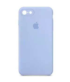 Чохол Silicone Case Square Full Camera Protective (AA) для Apple iPhone 6/6s (4.7") Синій / Lilac Blue