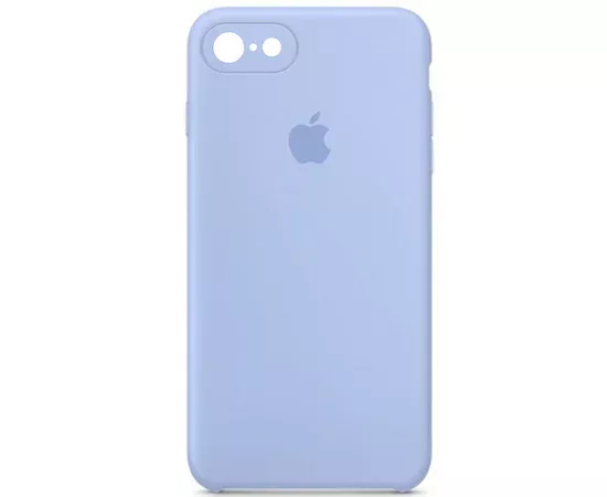 Чохол Silicone Case Square Full Camera Protective (AA) для Apple iPhone 6/6s (4.7") Синій / Lilac Blue