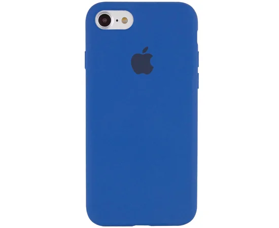 Чохол Silicone Case Full Protective (AA) для Apple iPhone 6 / 6s (4.7 ") Синій / Navy Blue