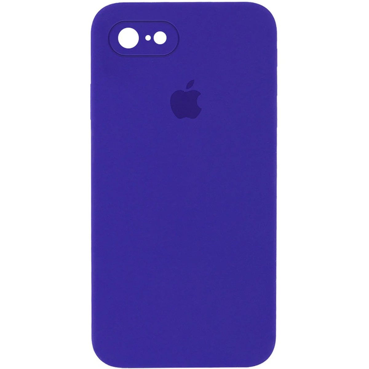 Чохол Silicone Case Square Full Camera Protective (AA) для Apple iPhone 6 / 6s (4.7 ") Фіолетовий / Ultra Violet