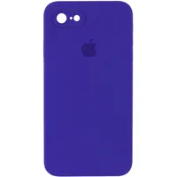 Чохол Silicone Case Square Full Camera Protective (AA) для Apple iPhone 6 / 6s (4.7 ") Фіолетовий / Ultra Violet