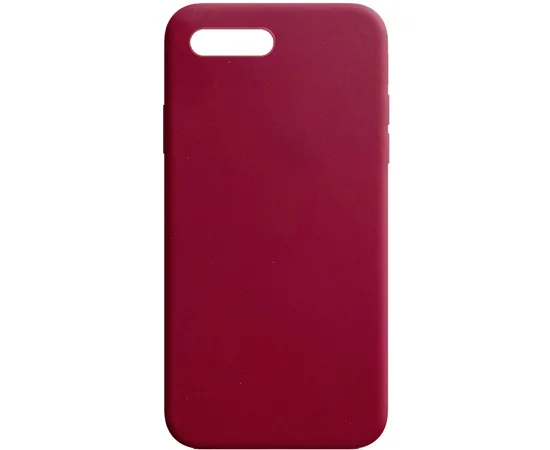 Силиконовый чехол Candy для Apple iPhone 7 plus / 8 plus (5.5") Бордовый