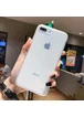 Прозрачный силиконовый чехол с матовой окантовкой для Apple iPhone 7 plus / 8 plus (5.5") Прозрачный