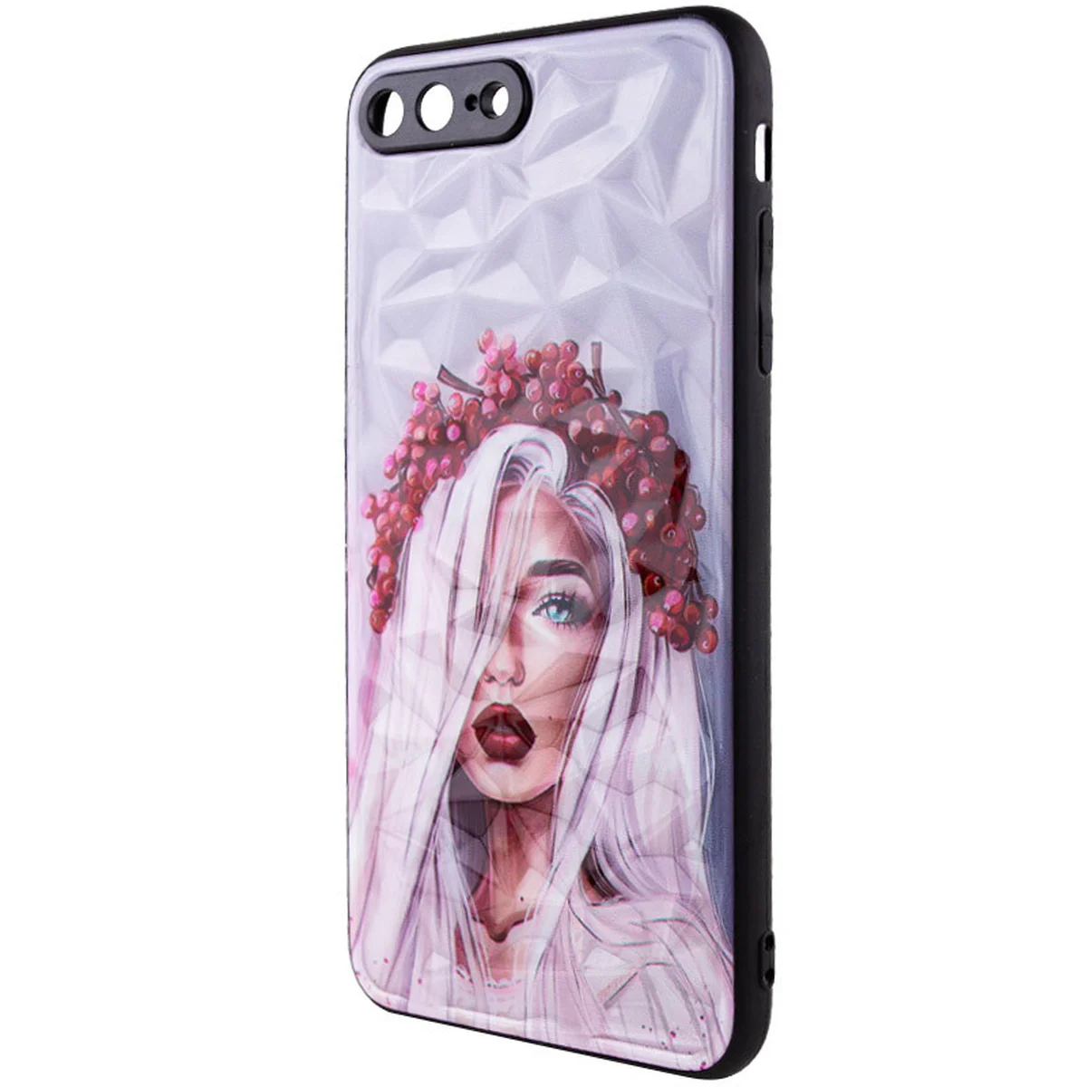 TPU+PC чехол Prisma Ladies для Apple iPhone 7 plus / 8 plus (5.5") Ukrainian Girl