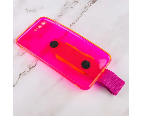 Чехол Handfree с цветным ремешком для Apple iPhone 7 plus / 8 plus (5.5") Розовый