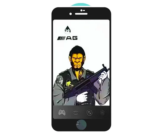 Захисне скло 5D Anti-static Matte (тех.пак) для Apple iPhone 7 plus / 8 plus (5.5") Чорний