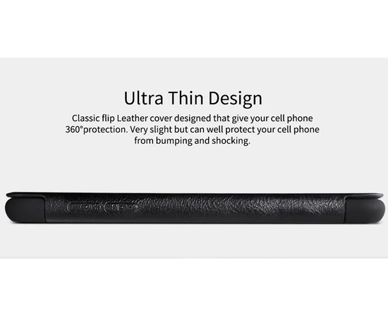 Кожаный чехол (книжка) Nillkin Qin Series для Apple iPhone 7 plus / 8 plus (5.5