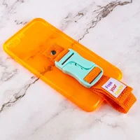 Чехол Handfree с цветным ремешком для Apple iPhone 7 plus / 8 plus (5.5") Оранжевый