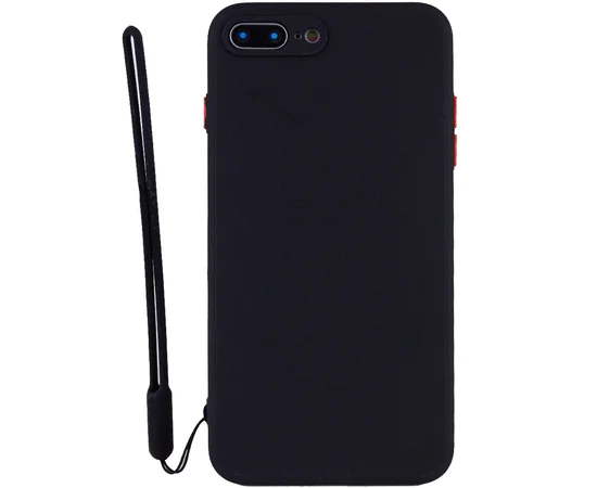 Чехол TPU Square Full Camera для Apple iPhone 7 plus / 8 plus (5.5") Черный