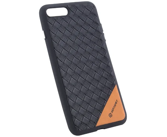 TPU чехол Befospey стеганый для Apple iPhone 7 plus / 8 plus (5.5") Черный