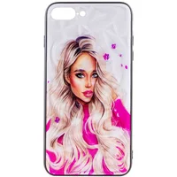 TPU+PC чехол Prisma Ladies для Apple iPhone 7 plus / 8 plus (5.5") Pink