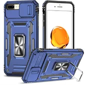 Удароміцний чохол Camshield Army Ring для Apple iPhone 7 plus / 8 plus (5.5") Синій / Navy
