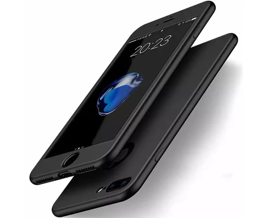 Пластиковая накладка GKK LikGus 360 градусов (opp) для Apple iPhone 7 plus / 8 plus (5.5") Черный