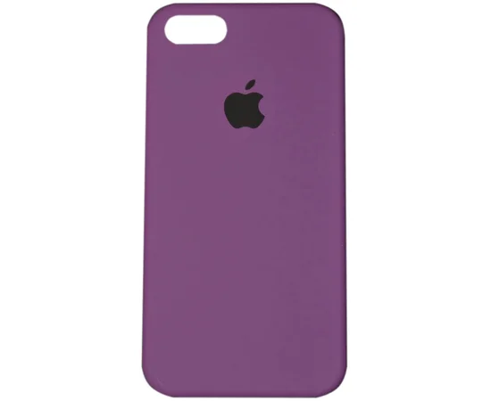 Чехол Silicone case (A) (с закрытым низом) для Apple iPhone 7 plus / 8 plus (5.5") Фиолетовый / Purple