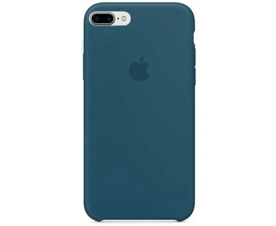 Чехол Silicone case (AAA) для Apple iPhone 7 plus / 8 plus (5.5") Синий / Cosmos Blue