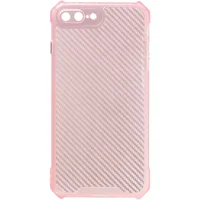 Чехол TPU Ease Carbon color series для Apple iPhone 7 plus / 8 plus (5.5") Розовый / Прозрачный