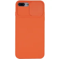 Чохол Camshield Square TPU зі шторкою для камери для Apple iPhone 7 plus / 8 plus (5.5 ") Помаранчевий