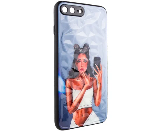 TPU+PC чехол Prisma Ladies для Apple iPhone 7 plus / 8 plus (5.5") Black in White