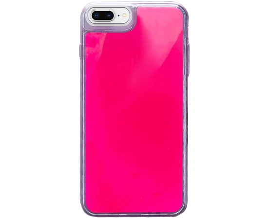 Неоновый чехол Neon Sand glow in the dark для Apple iPhone 7 plus / 8 plus (5.5") Розовый