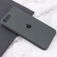 TPU+Glass чехол Matte Candy Full camera для Apple iPhone 7 plus / 8 plus (5.5") Зеленый
