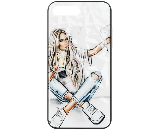TPU+PC чехол Prisma Ladies для Apple iPhone 7 plus / 8 plus (5.5") Selfie