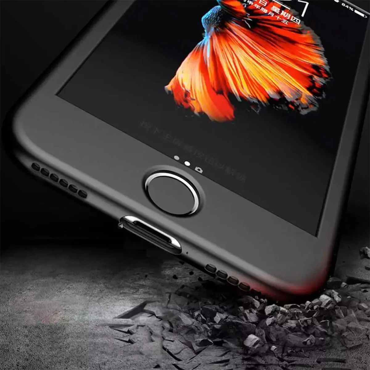 Пластиковая накладка GKK LikGus 360 градусов (opp) для Apple iPhone 7 plus / 8 plus (5.5") Черный