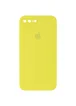 Чехол Silicone Case Square Full Camera Protective (AA) для Apple iPhone 7 plus / 8 plus (5.5") Желтый / Bright Yellow