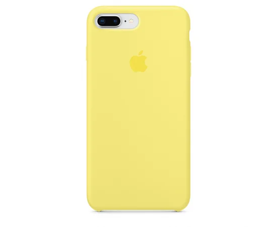 Чехол Silicone case (A) для Apple iPhone 7 plus / 8 plus (5.5") Желтый / Yellow