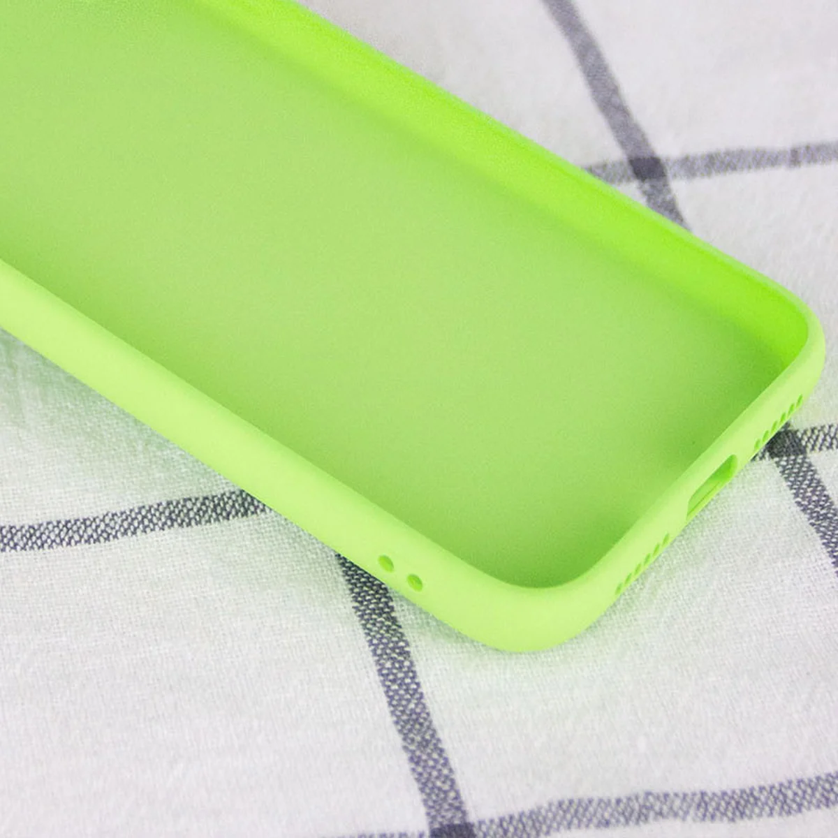 TPU + Glass чохол GLOSSY Logo (opp) для Apple iPhone 7 plus / 8 plus (5.5 ") Салатовий