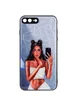 TPU+PC чехол Prisma Ladies для Apple iPhone 7 plus / 8 plus (5.5") Black in White